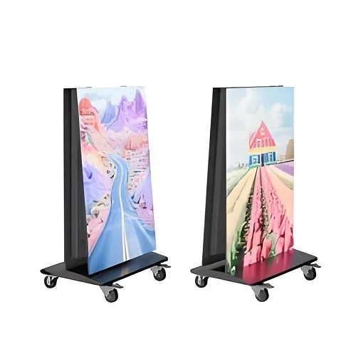 P2.5 Foldable Poster LED Screen Digital Signage Easy Installation for Shop Mall Lobby Commercial Advertising Promotion