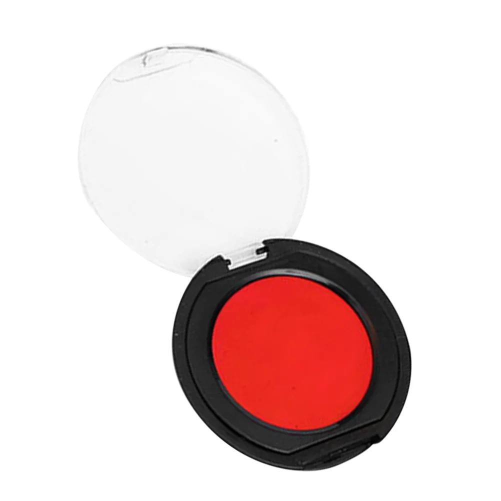 Portable Ink Pad File Inkpads Pressing Stamp Office Accessory Mini Round Financial Supplies Essential