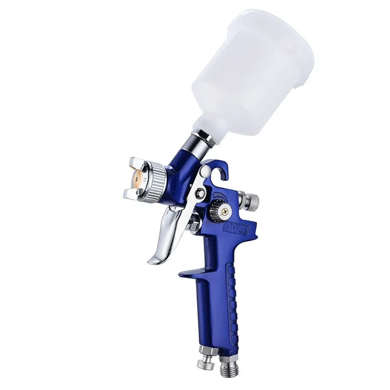 For Mini Pneumatic Spray 0.8mm 1.0mm Nozzle Gravity Feed Air Paint Sprayer With 125ml Cup For Car Furniture Wall Art Cake Model