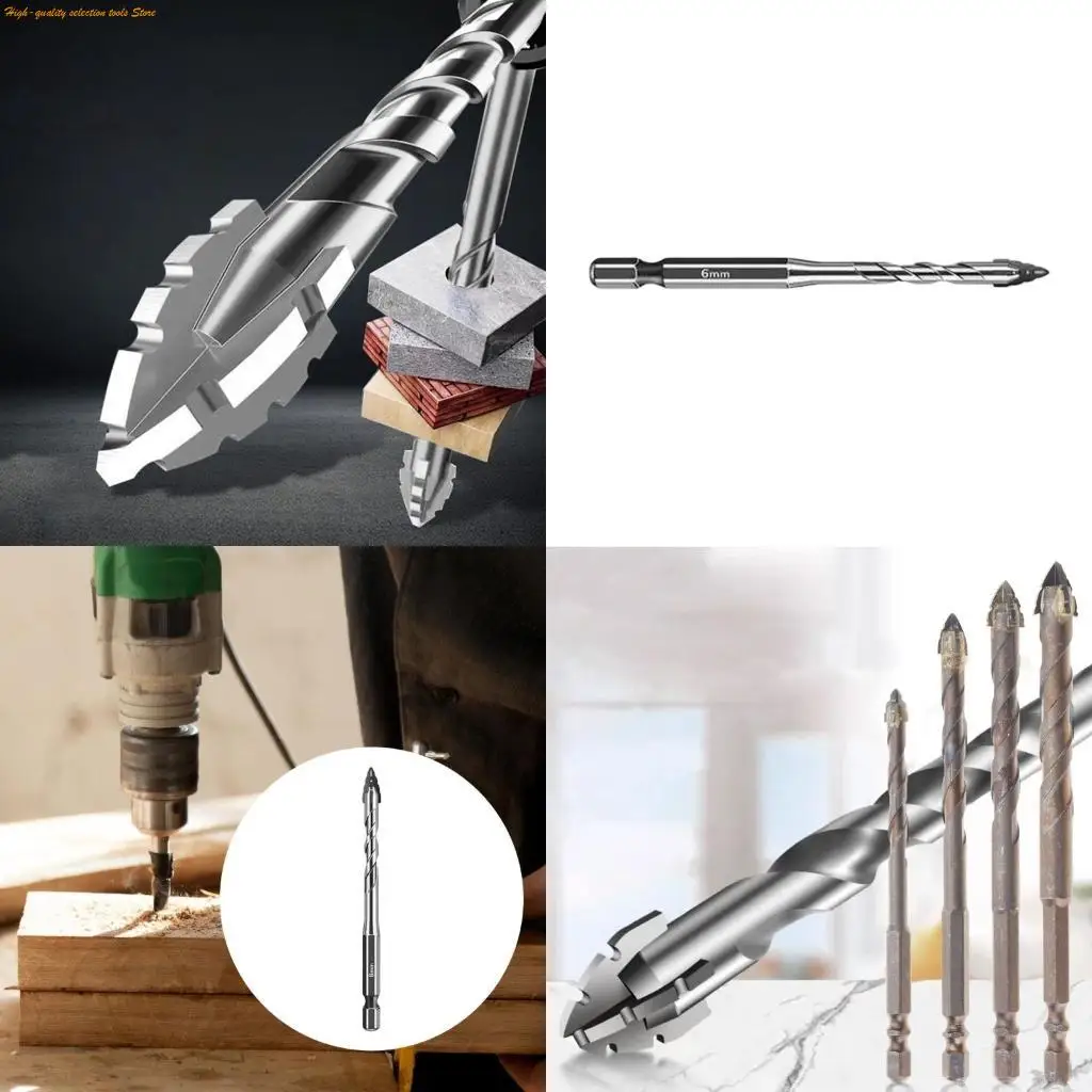 203F 6/8/10/12mm Eccentric Twist Drill Bit Obliqued Head Eccentric Drill Bit Concrete Drill Bit Industrial Drill Bits Opener