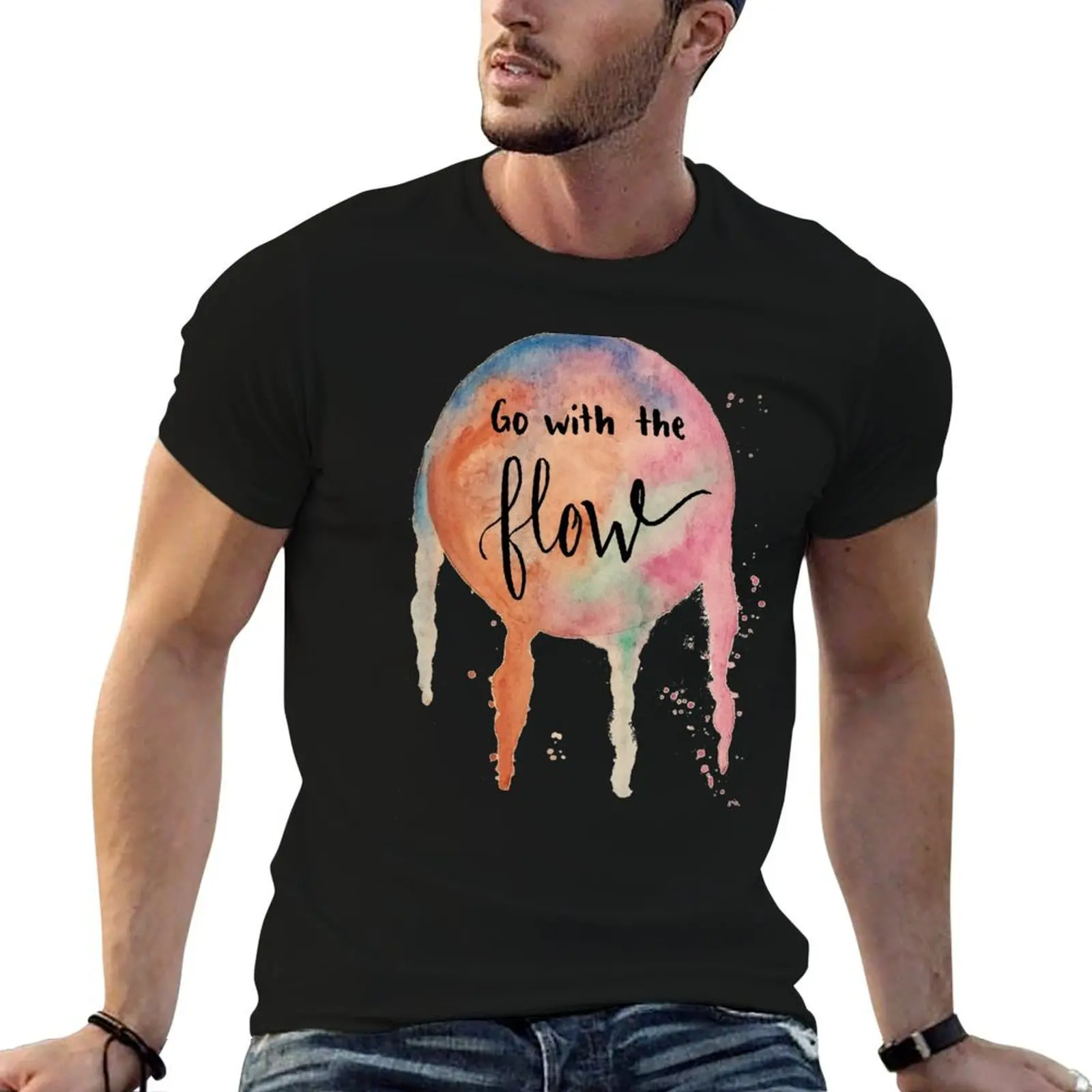 

Go With the Flow T-Shirt man t shirt luxury man graphic t shirt T-Shirt