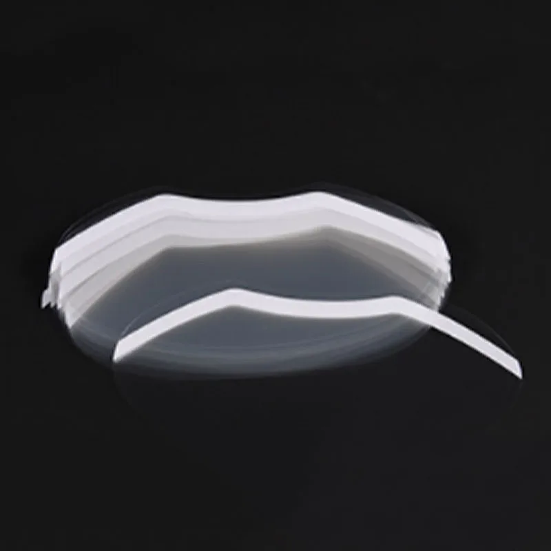 50/25Pcs M Shape Self-adhesive Makeup Shower Face Shields Visors Disposable Masks for Hairspray Salon Supplies Hairdressing Tool