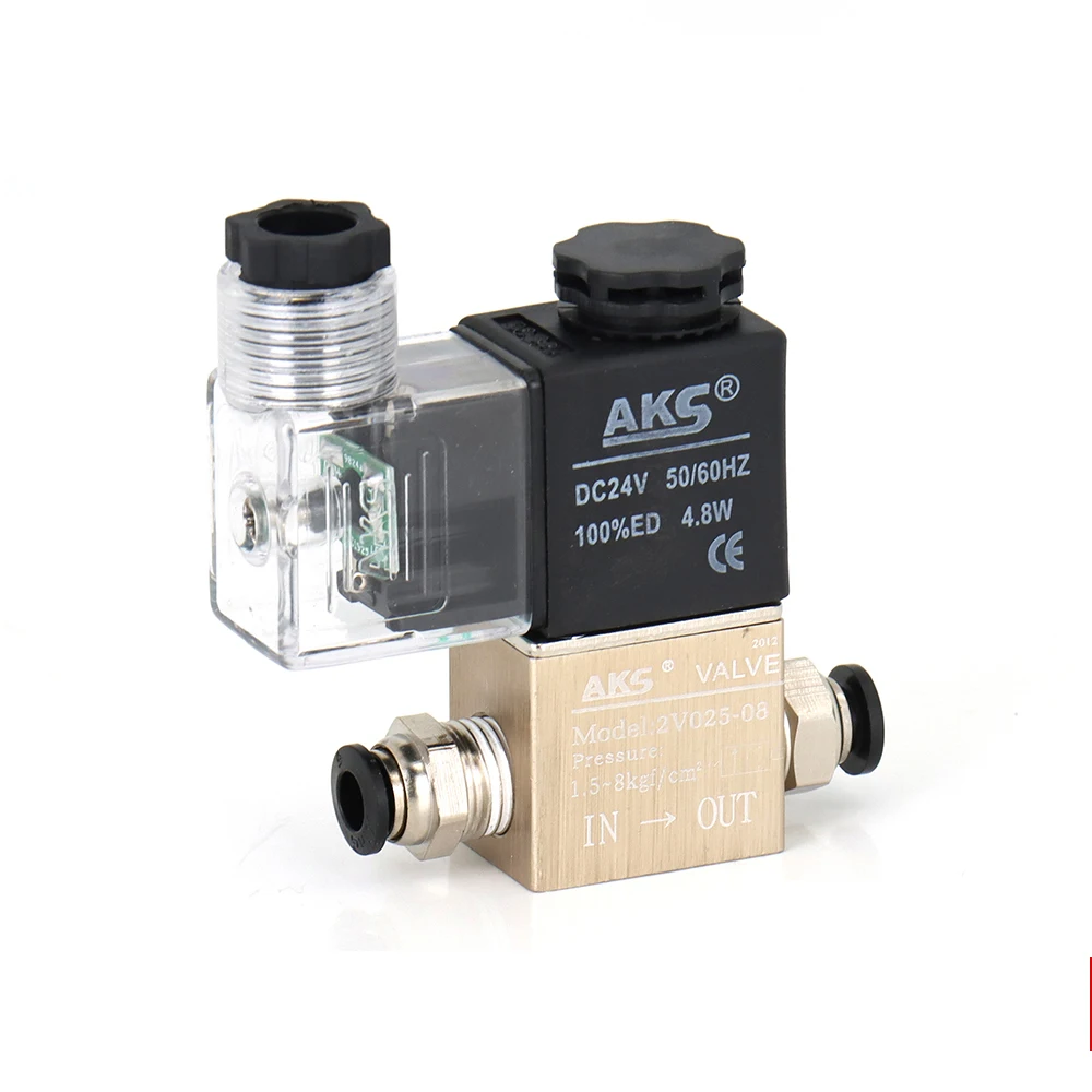 WaveTopSign Pneumatic One In One Out The Electromagnetic Valve On-off Valve Air Valve AC220V DC24V 12V