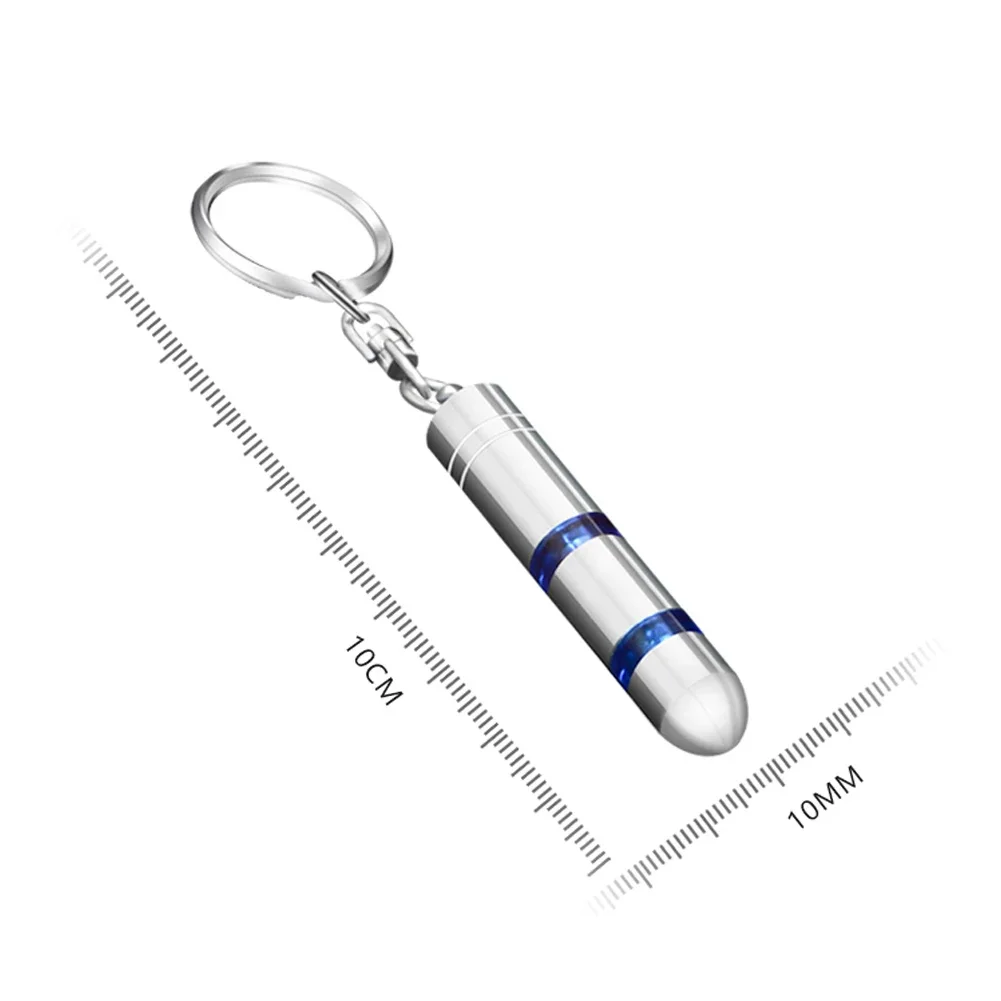 New Static Rod Electrostatic Discharger Portable Anti-Static Keychain Winter Dry Climate Static Eliminator Zinc Alloy Key Ring