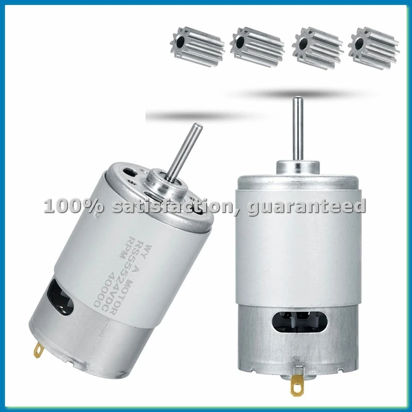 

Электродвигатель 24В 40000 об/мин, 2 шт., высокоскоростной мотор RS555 для детских машинок-каталок, аксессуары для детских машинок-каталок - ABWY