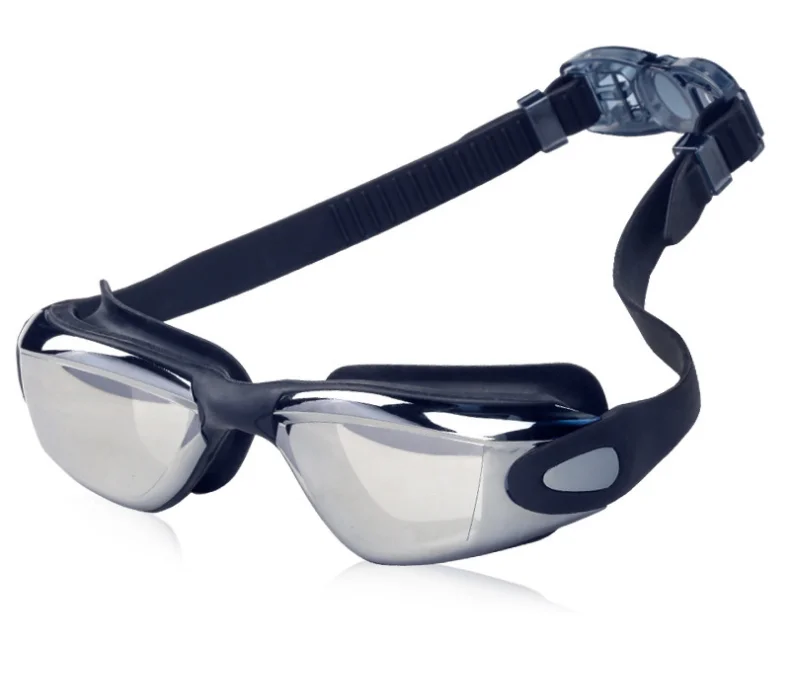 

No Fog Funny Custom Design Silicone Adult Best Swim Goggles for Large Heads