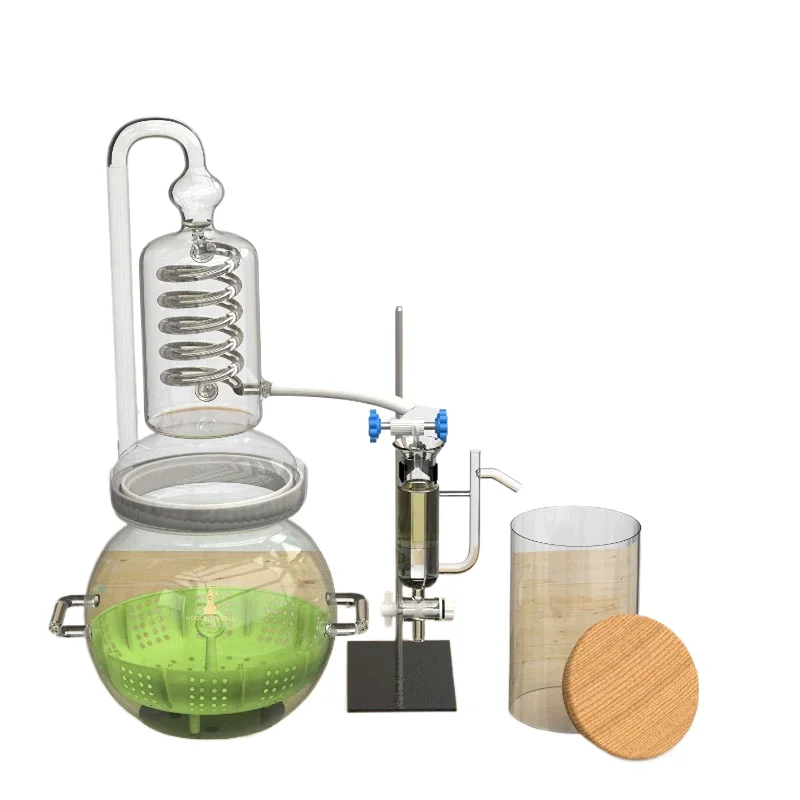 220V 1800W-2500W 500ML-900ML/H Perfume water distiller and essential oil extractor