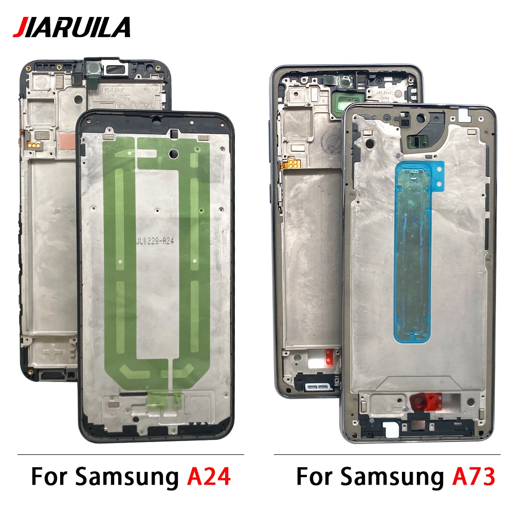 New For Samsung A13 A23 A33 A73 A14 A24 A34 A54 4G 5G LCD Frame Middle Frame Bezel Housing Replacement Parts Front Frame