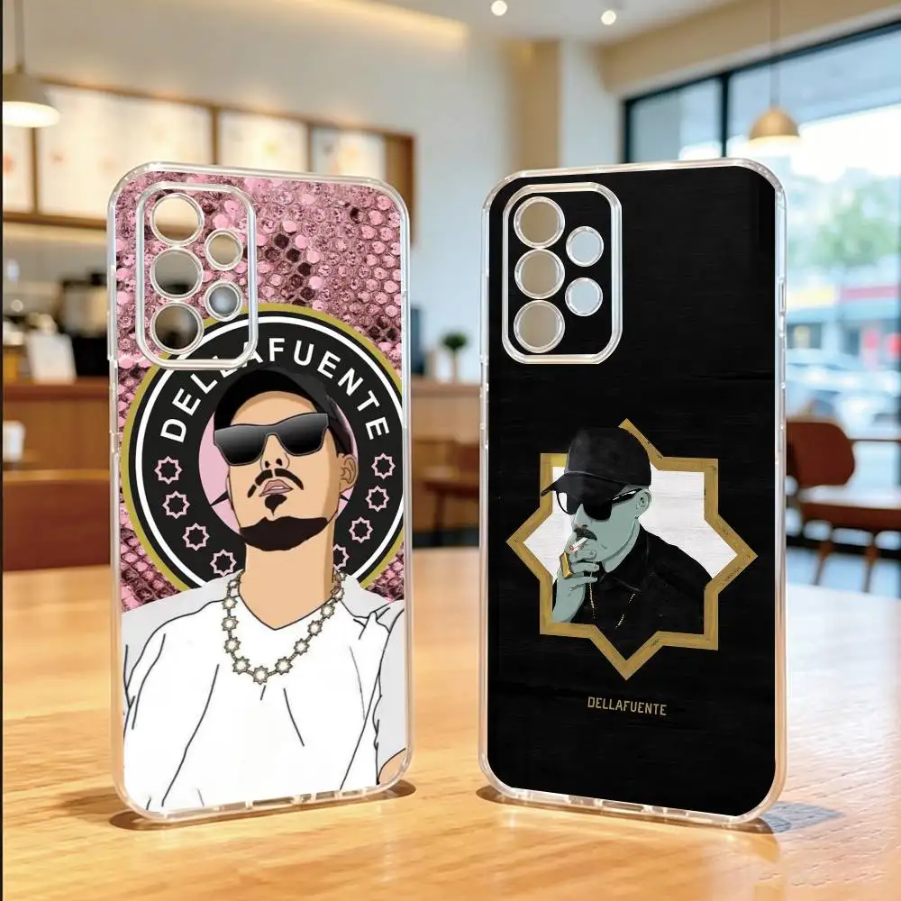 Spain Singer D-Dellafuente F-FC  Phone Case Transparent Silicone Soft For Samsung S25,S24,S21,S22,S23,S30,Ultra,S20,Plus,Fe