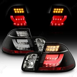 Taillight assembly for BMW 3-Series 2001-2002-2004 E46 four-door LED modified rear taillight brake light turn signal assembly