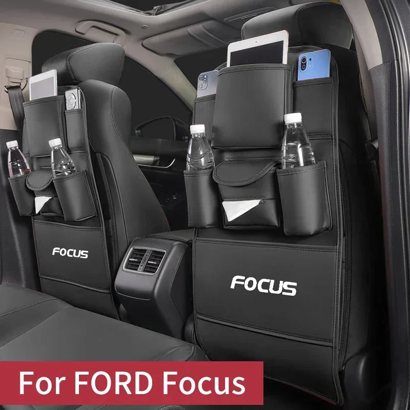 

For Ford Focus Mk2 Mk3 Mk4 Car Seat Anti Kick Pad Anti Dirt Leather Pad Car Seat Back Row Child Anti Kick Pad