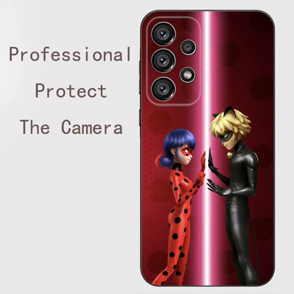 T-Tales of Ladybug  Phone Case For Samsung Galaxy A91,A80,A73,A72 ,A71,A53A52,A32 ,A31A22,A21s,A20,Black Cover