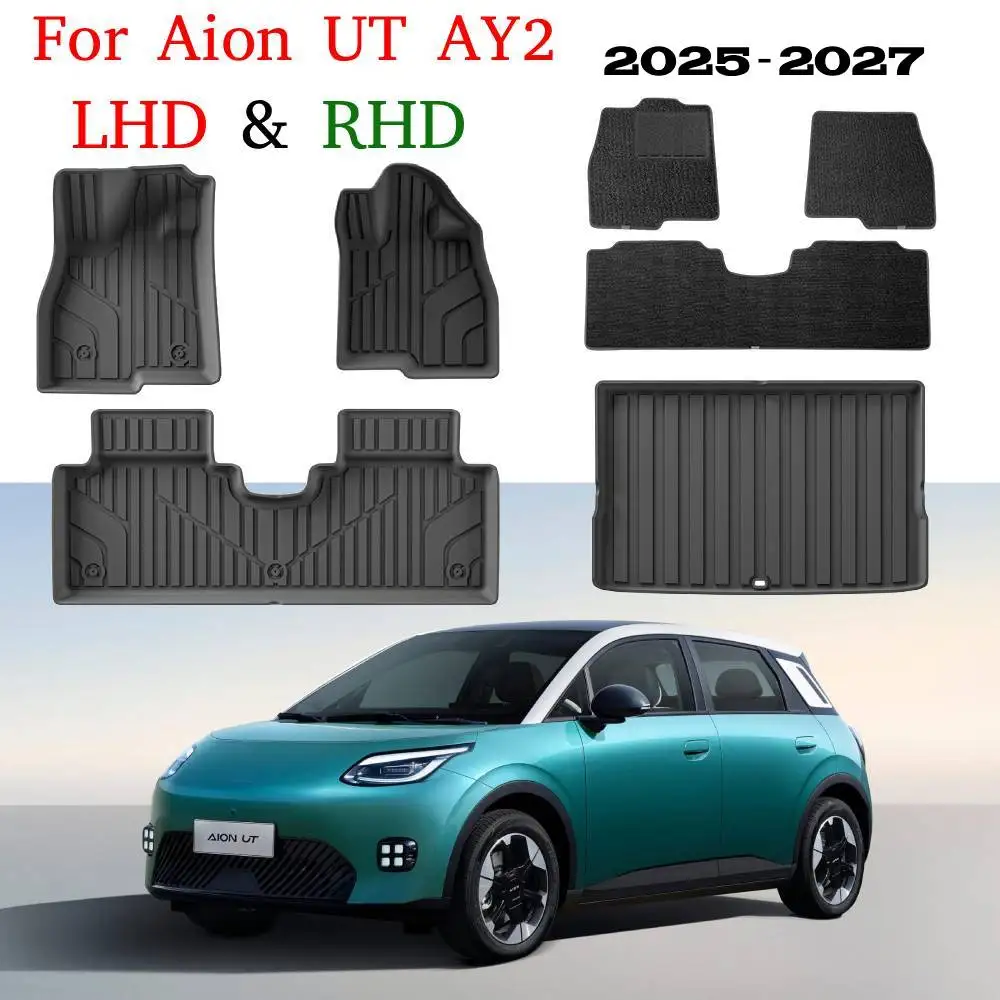 

TPE Floor Mats for AION UT AY2 2025 - 2027 All Weather Car Floor Mats Cover Protection Waterproof Interior Accessories LHD & RHD