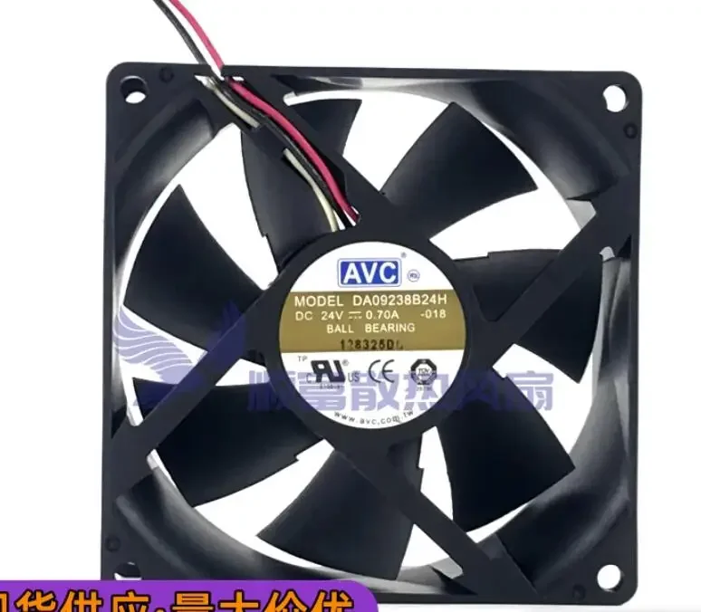 

Ltsf For AVC DA09238B24H 018 DC 24V 0.70A 90x90x38mm 3-Wire Server Cooling Fan 9cm