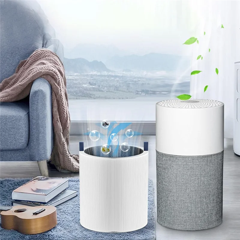 KEOL-2-Pack 511 Сменный фильтр 2-в-1 H13 True HEPA Фильтр частиц для Blueair Blue Pure Для Blue Pure 511 Сменный фильтр