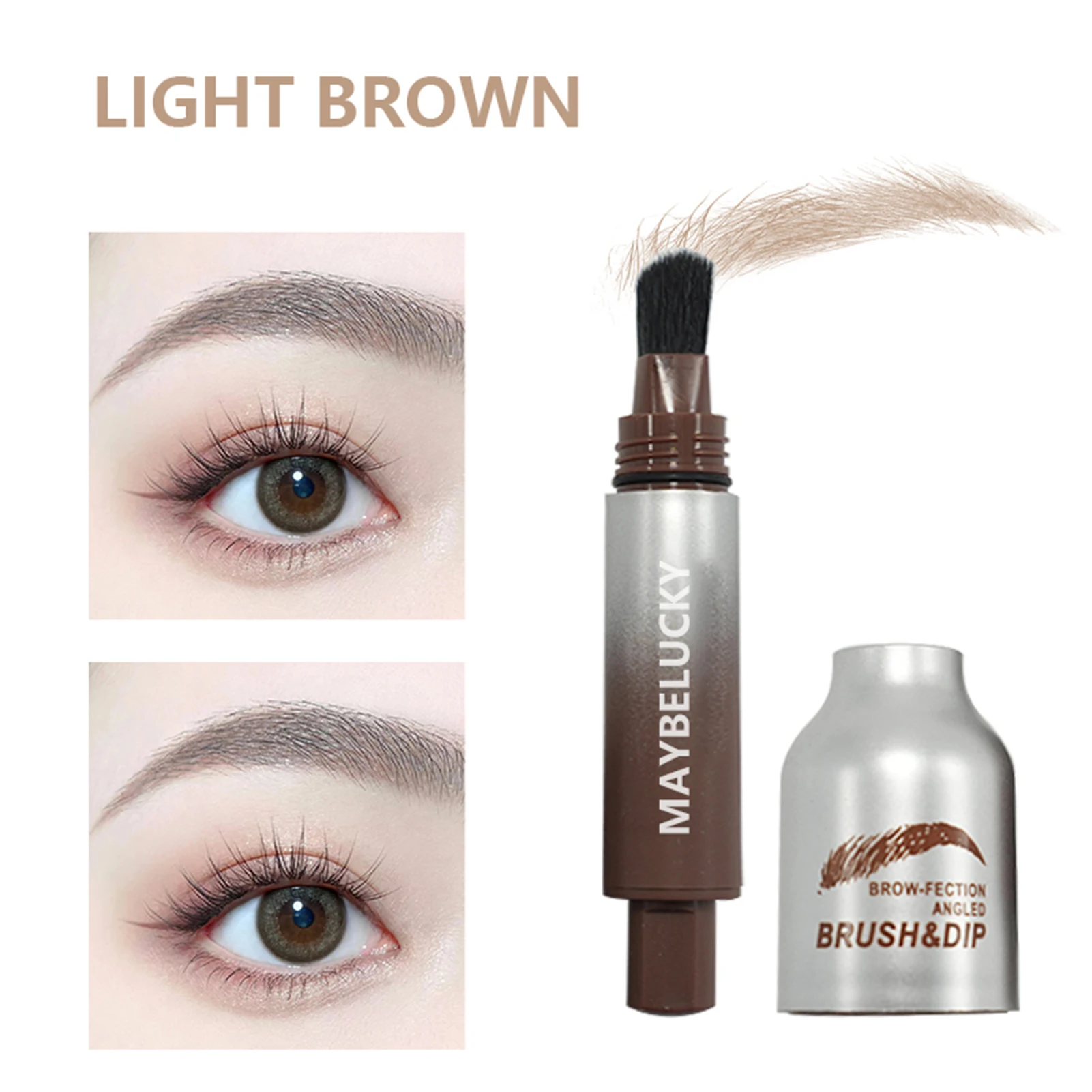 Woman Makeup Eyebrow Brush Easy Application Eyebrow Tint Makeup Gift for Women and Girls