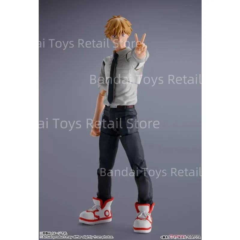 بانداي S.H.Figuarts SHF بالمنشار رجل آكي هاياكاوا أطقم منمذجة SHF PVC حوالي 14.5 سنتيمتر عمل أرقام نموذج اللعب تمثال هدية للأطفال #2