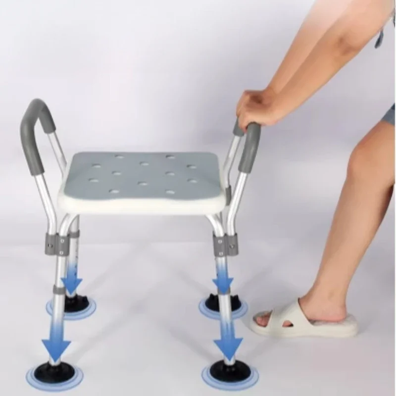 Disabled Waterproof Shower Stool Stainless Steel Modern Nordic Foldable Chair Bathroom Items Siege Pliants Portable Furniture