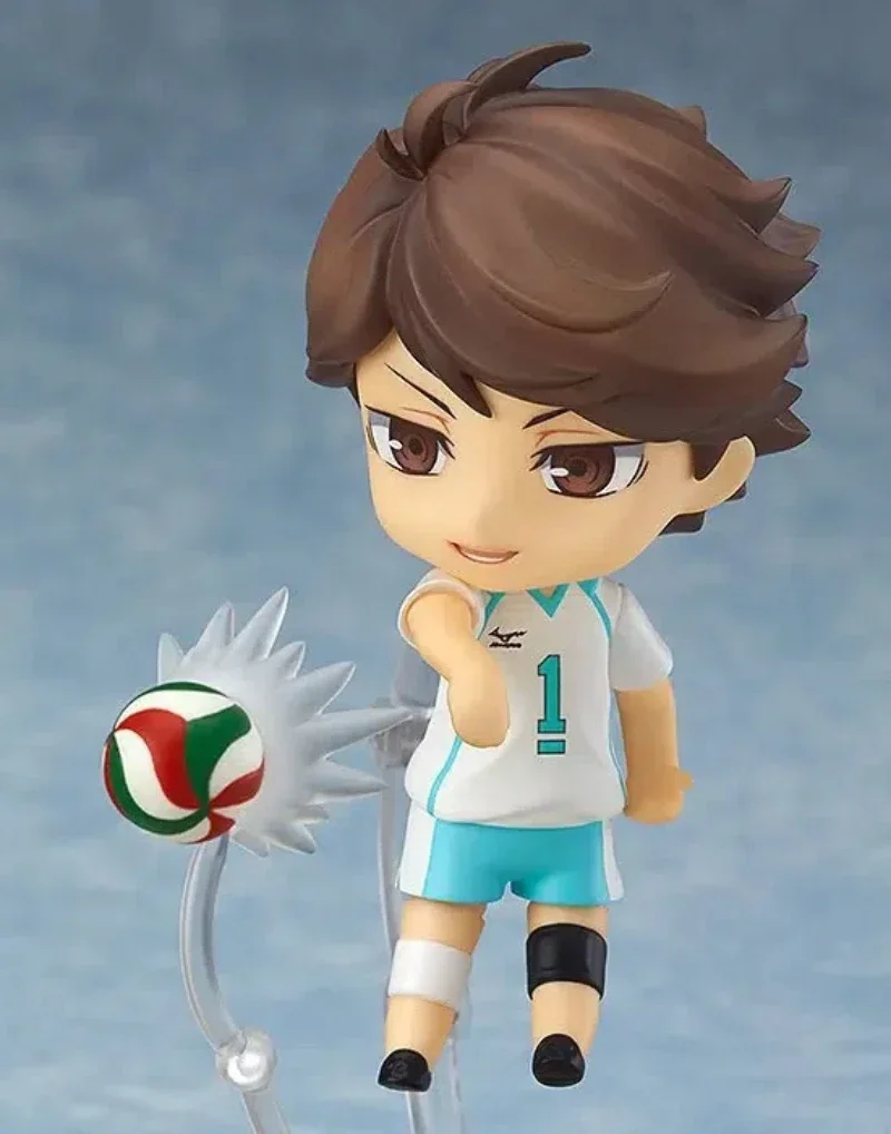 Новый 10 см аниме Haikyuu Oikawa Tooru Q версия шарнирные сменные фигурки ПВХ модель статуя декор стола кукла игрушка подарки в коробке