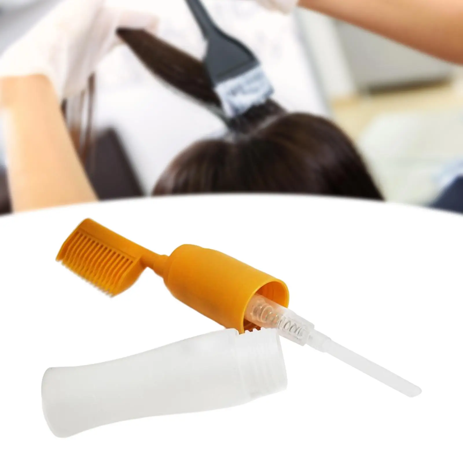 Hair Dye Refillable Bottle Hair Color 110ml Reusable Dispensing Applicator Comb for Styling Salon Home