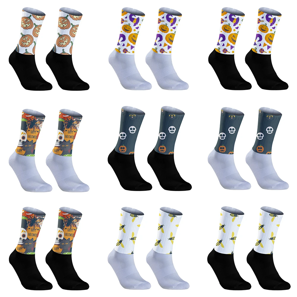 2024 neue Sommer Rad socken Männer Frauen Rennrad Silikon nahtlose Aero Socken