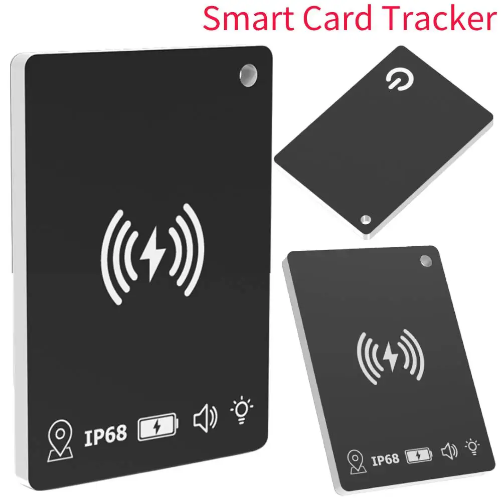 K7 Wireless Charging Air Wallet Card Smart Card Tracker Work with Apple Find My Smart Tag Wallet Tracker Wallet Anti-loss Card