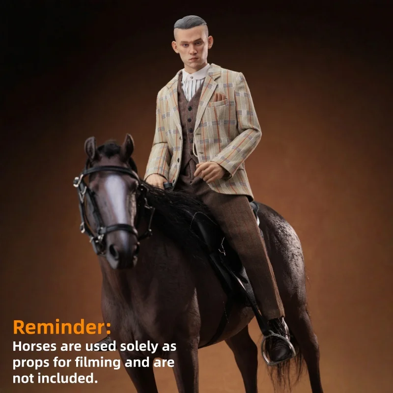 شخصية بيكي بليندرز جون شيلبي - نموذج متحرك من مادة PVC قابل للجمع مع مجموعة ثوب لعبة هدية لمحبي #3