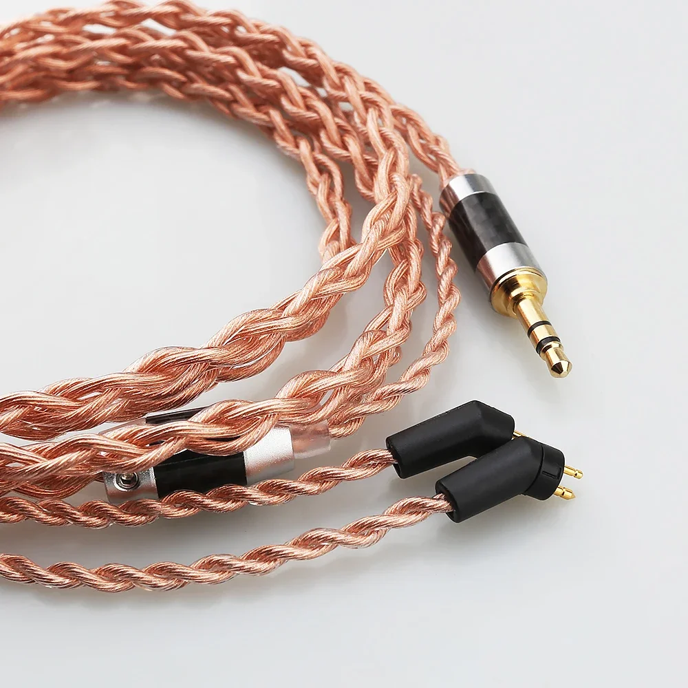 HIFI 4-adriges Litz-Kopfhörer-Upgrade-Kabel für ETYMOTIC ER4P ER4B ER4S ER4PT Kopfhörer 2,5 mm/3,5 mm/4,4 mm/6,35 mm 4Pin XLR-Stecker