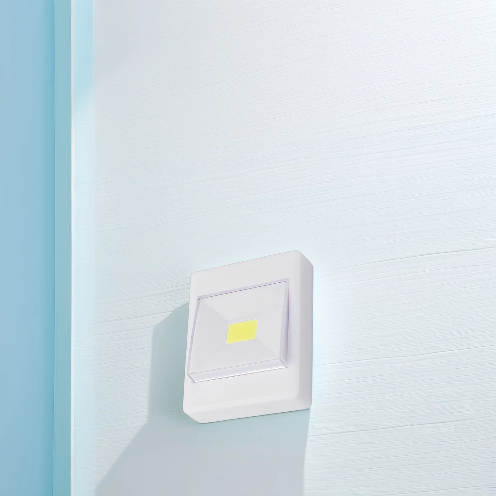 

4pcs COB Light LED Wall Light Room Shed Light Cabinet Light for Home (White Without ) (Random Style)