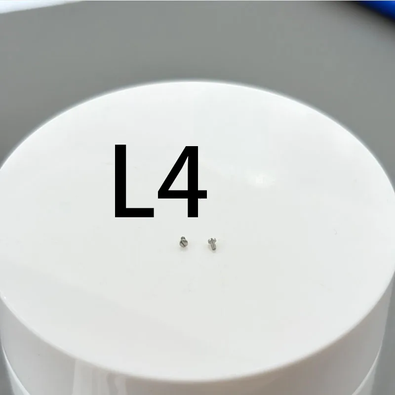 Suitable for Lgines L4 back cover screws, Garland watch bottom cover small screws, quartz mechanical all-steel slotted screws