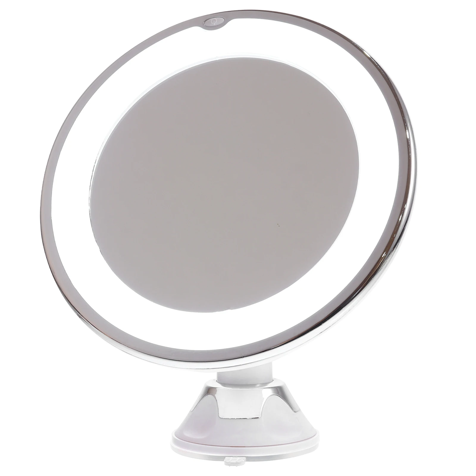

LED Light Makeup Mirror 10X Magnification Plastic Face Compact Bathroom Vanity Mirrors Suction Cosmetics LED Lights