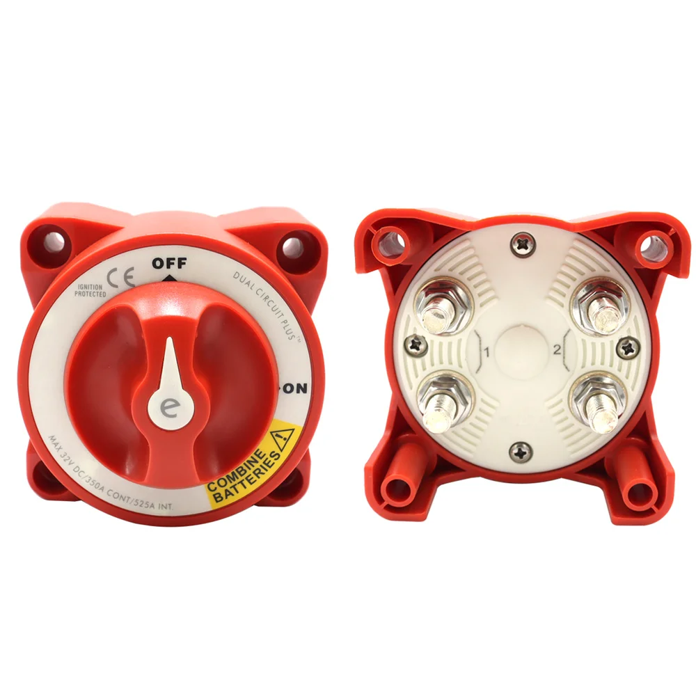 

Battery Rotary Switch Isolators W/Alternator Field Disconnect 12V-32V 350 Amp E-Series For Car Truck Ship Speedboat