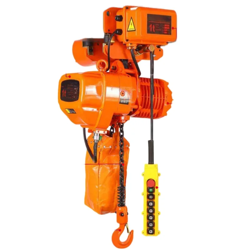 China High Quality Lifting Chain Hoist In Electric Wire Mini Electric Hoist 50kg Hoists With Motorized Trolley