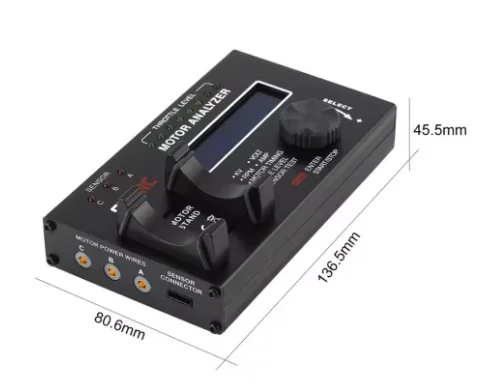 

Brushless Motor KV Voltage RPM Timing Checker Tester for RC Car Motor