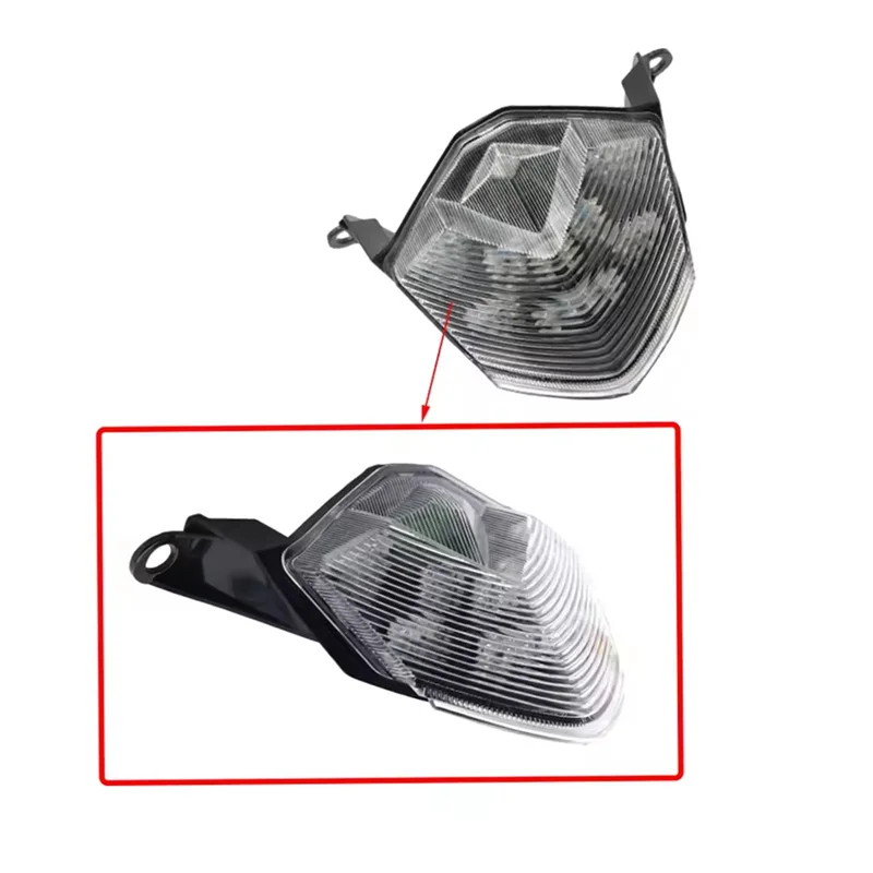 دراجة نارية الذيل ضوء استبدال لكاواساكي Z750 Z1000 ZX-10R 2007-2010 LED ضوء الفرامل