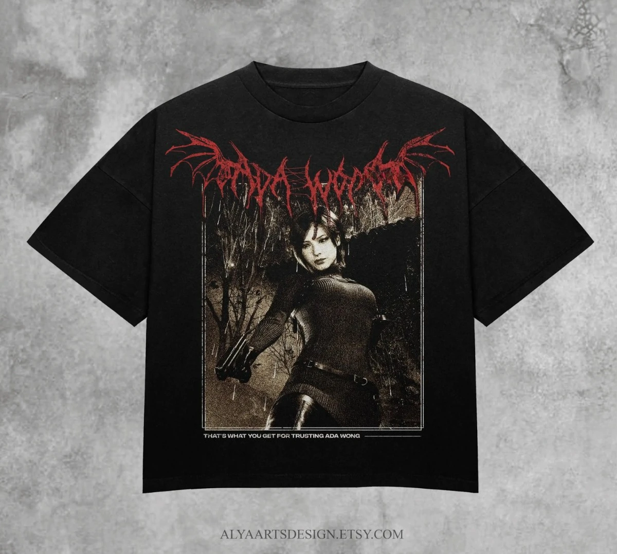 Resident Evil Ida Wang T-shirt, Game Themed T-shirt for Both Men and Women, Casual Daily Wear