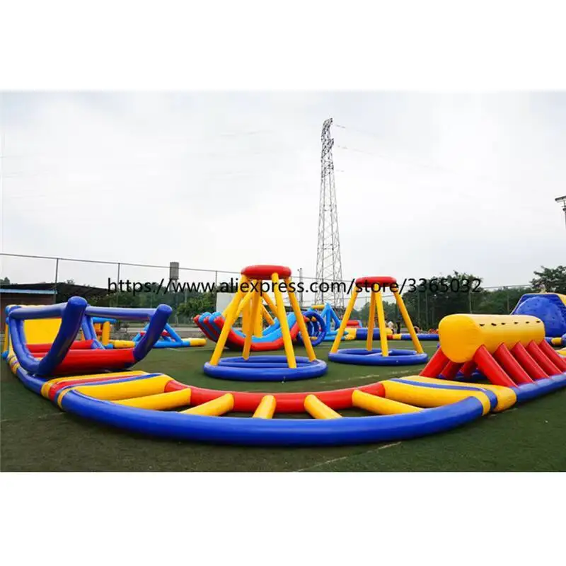 Commercial Big Inflatable Floating Water Park Adventures Inflatable Water Park