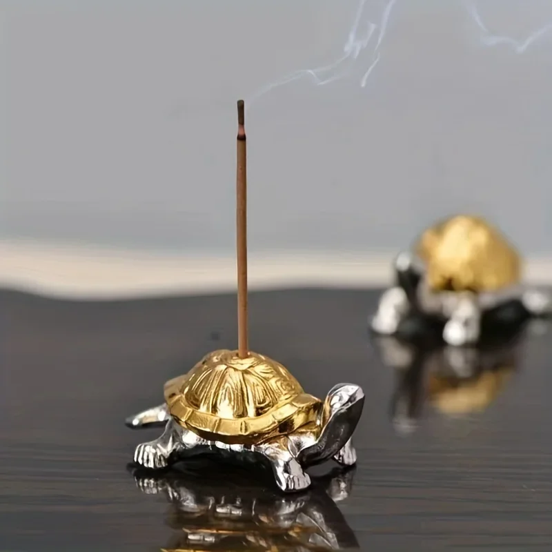 Metal Turtle Snail Shape Stick Incense Holder Alloy Animal Incense Burner Perfect for Home Decor and Tea Ceremonies Accessories