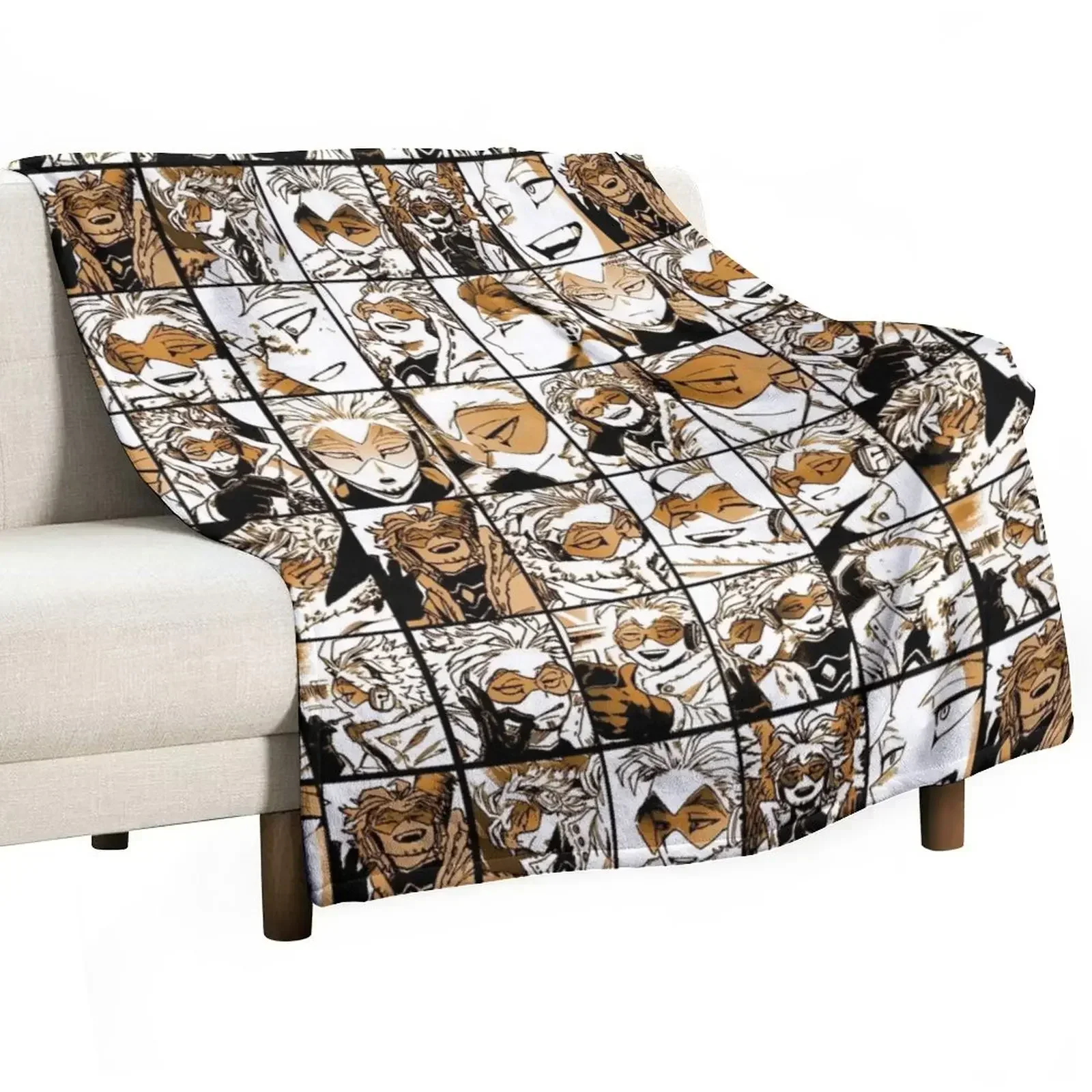 Hawks - manga color version Throw Blanket Outdoor Soft Blanket for Picnic Beach Camping