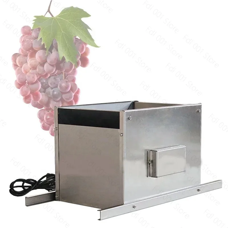 Stainless Steel Electric Grape Press Double Roll Grape Crusher Blueberry Crusher