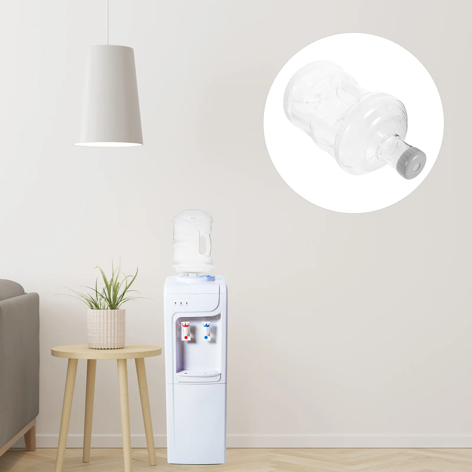 

5L PC Material Water Bucket Large Capacity Portable Jug for Home Office Camping Outdoor Use Thick Storage Container