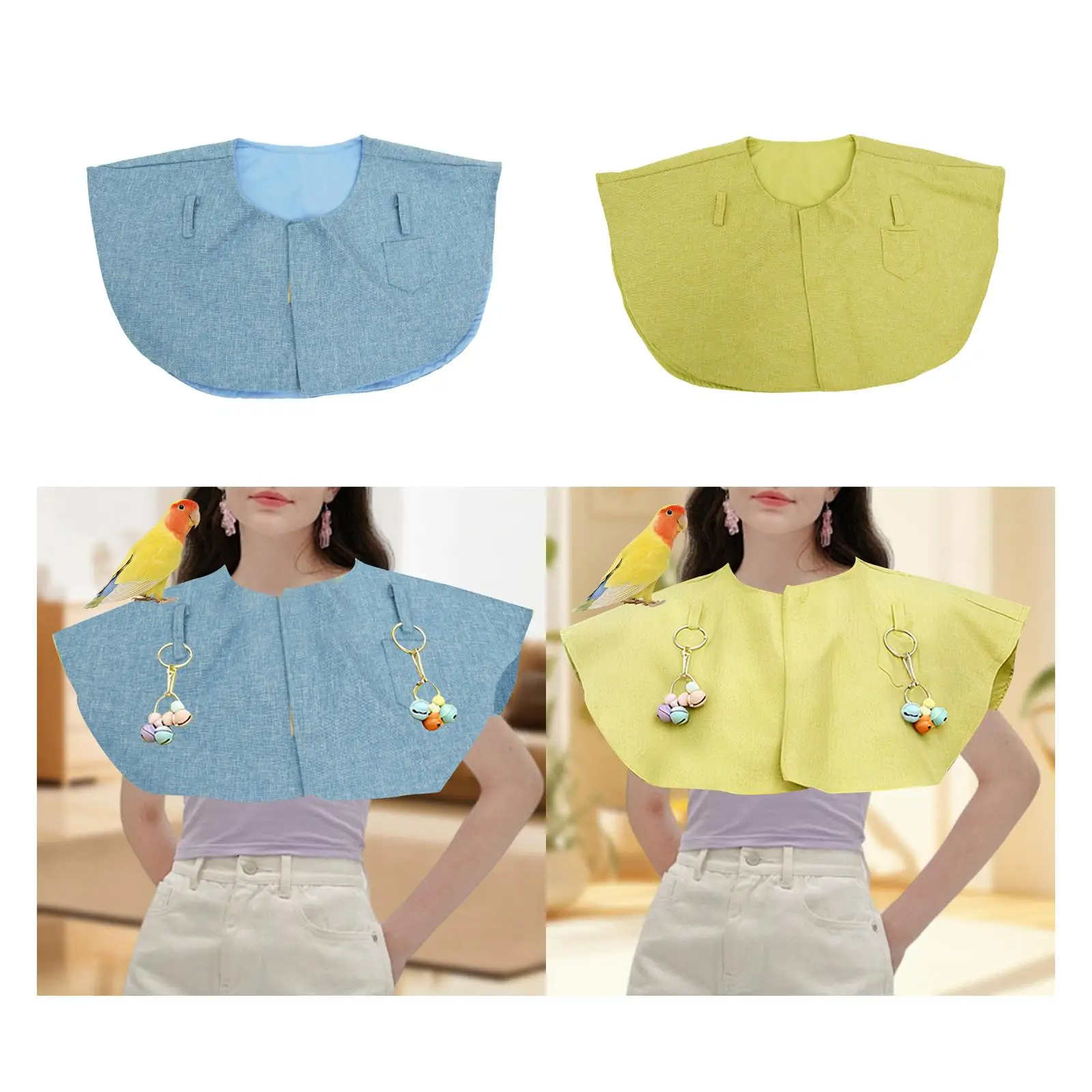 

Попугай, защита от царапин, подставка для птиц, шаль, многофункциональная шаль 47 см x 31 см, наплечник для домашних животных для волнистых попугаев, корелл