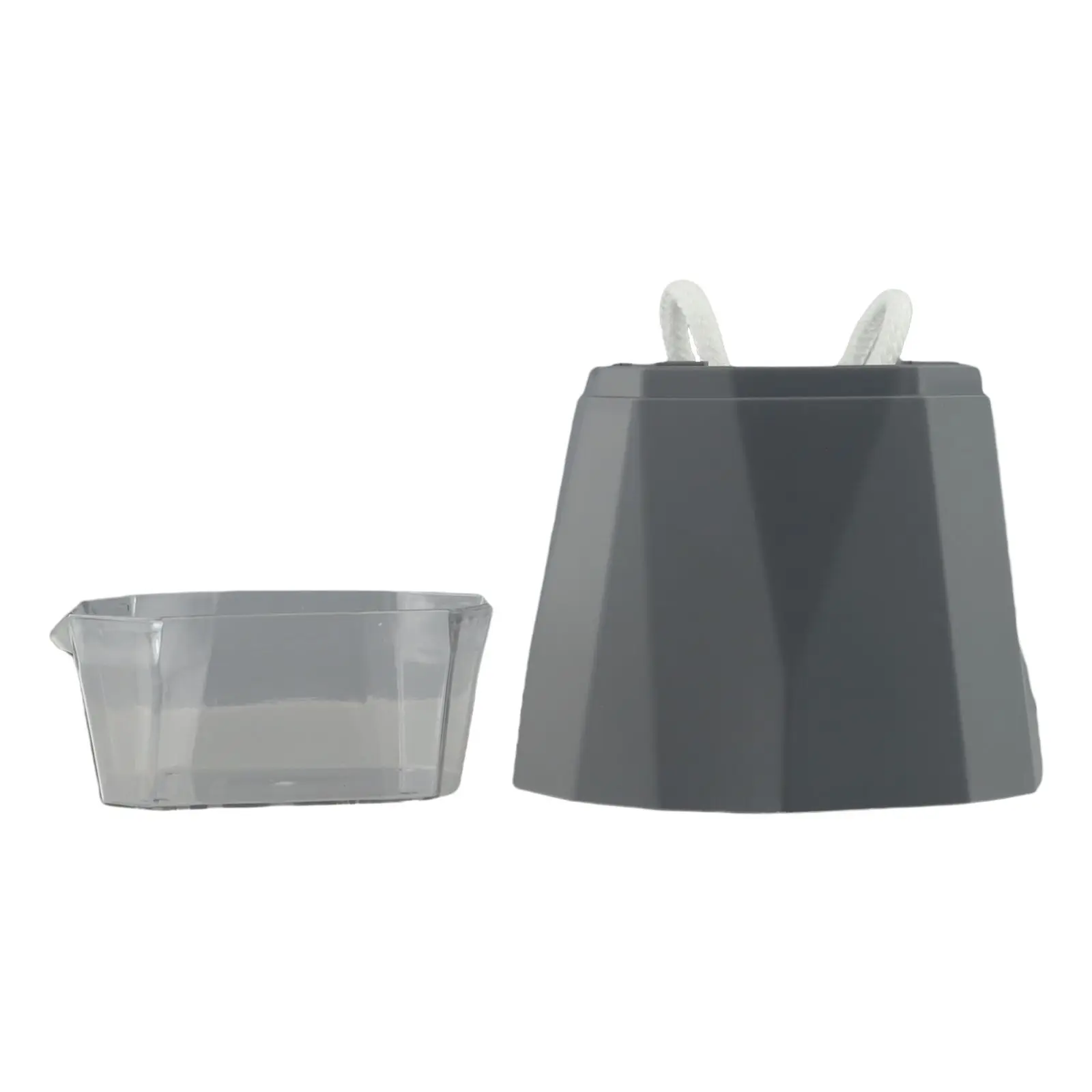 Transparent Double Layer Plastic Flower Pot Automatic Self Watering Flowerpot Watering Small Plant Pot