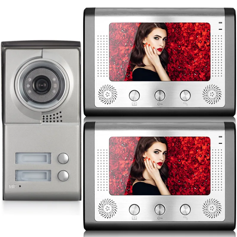 Metal External Machine High Definition Video Intercom Doorbell Building Intercom System Intelligent Camera