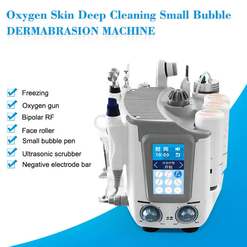 

6 in 1 Small Bubble Hydrogen Oxygen Beauty Machine Facial Professional SPA Skin Cleaning Moisturizing Lifting Anti-Aging Wrinkle