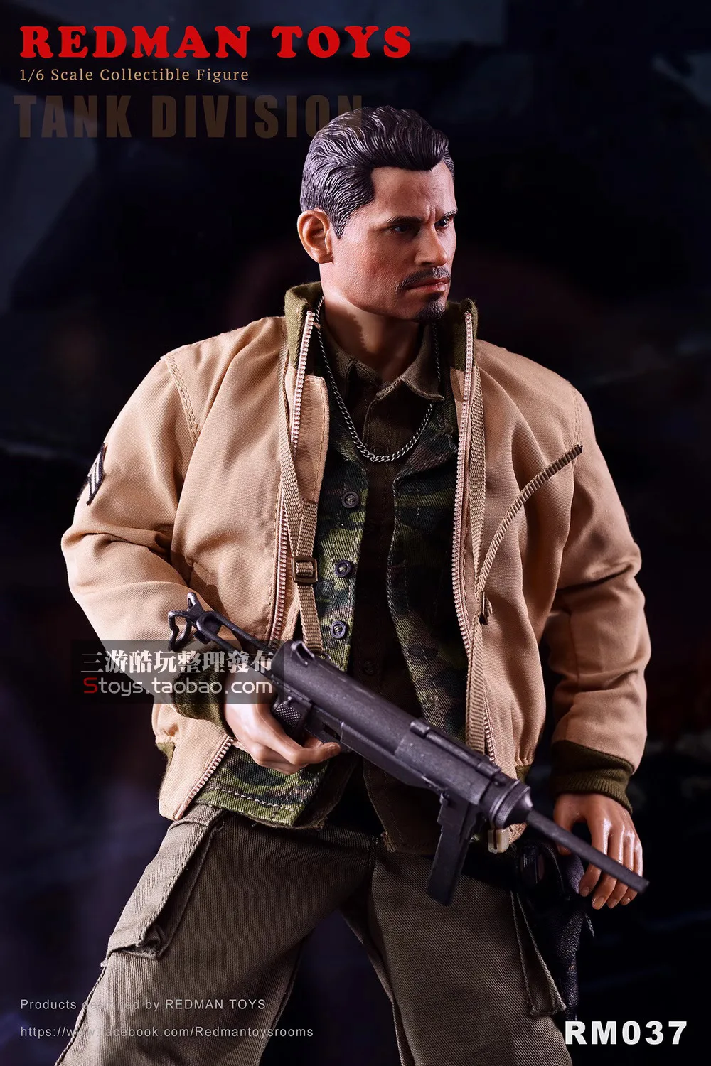 Redman Speelgoed Rm037 Mannelijke Wwii Serie Brad Pitta Gek Figuur Volledige Set Beweegbare Actie Figuur Set Model Voor Fans Verzamelen 1/6