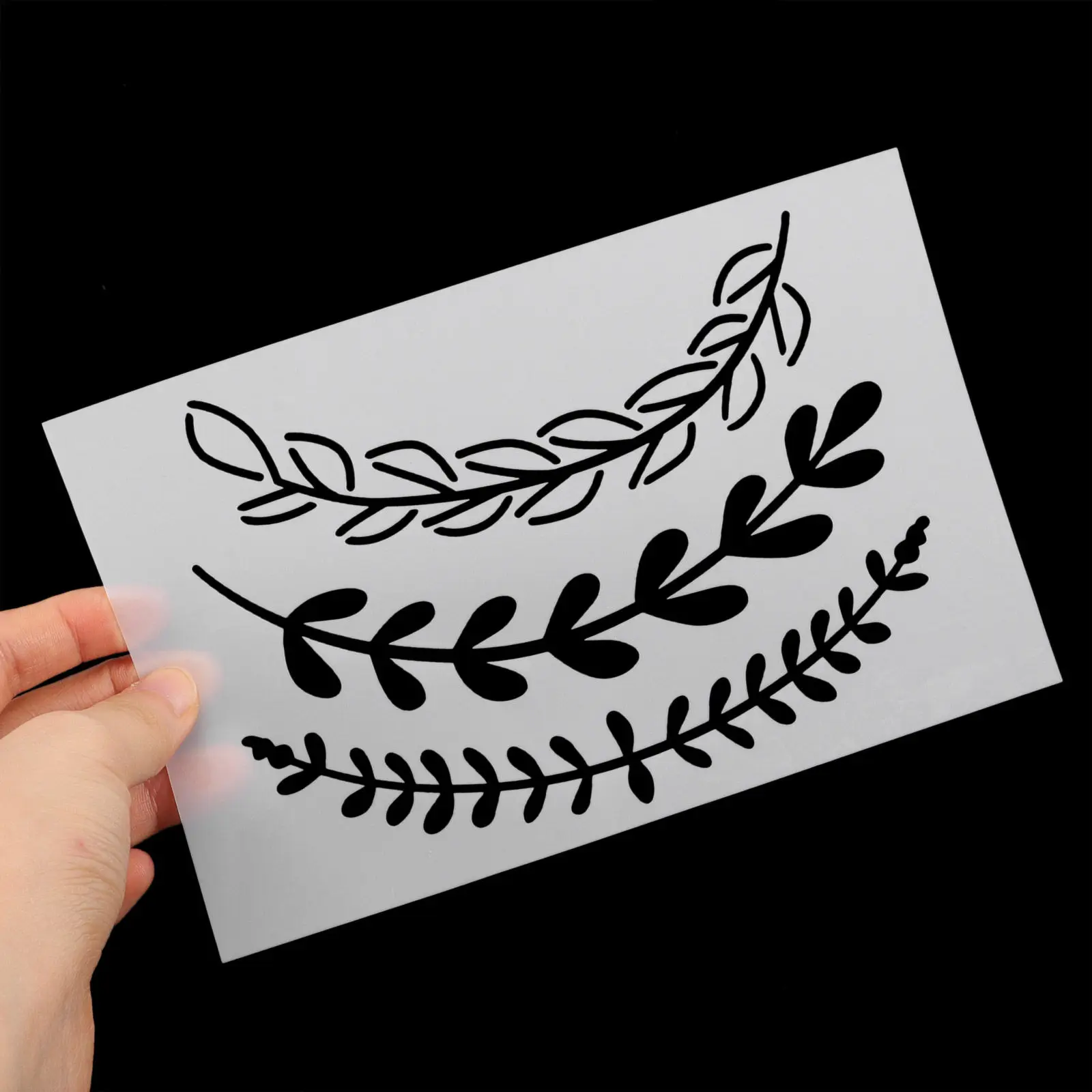 40Sheets Lightweight Portable Letter Stencils for Painting on Wood Fabric Tile Floors Furniture American Flag Craft Alphabet
