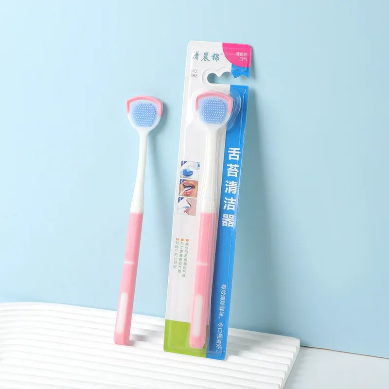 1Pc Tongue Scraper, Reduce Bad Breath for Oral Care, Tongue Cleaners,Tongue Cleaning Tools for Adults Oral Hygiene 4 Colors Blue