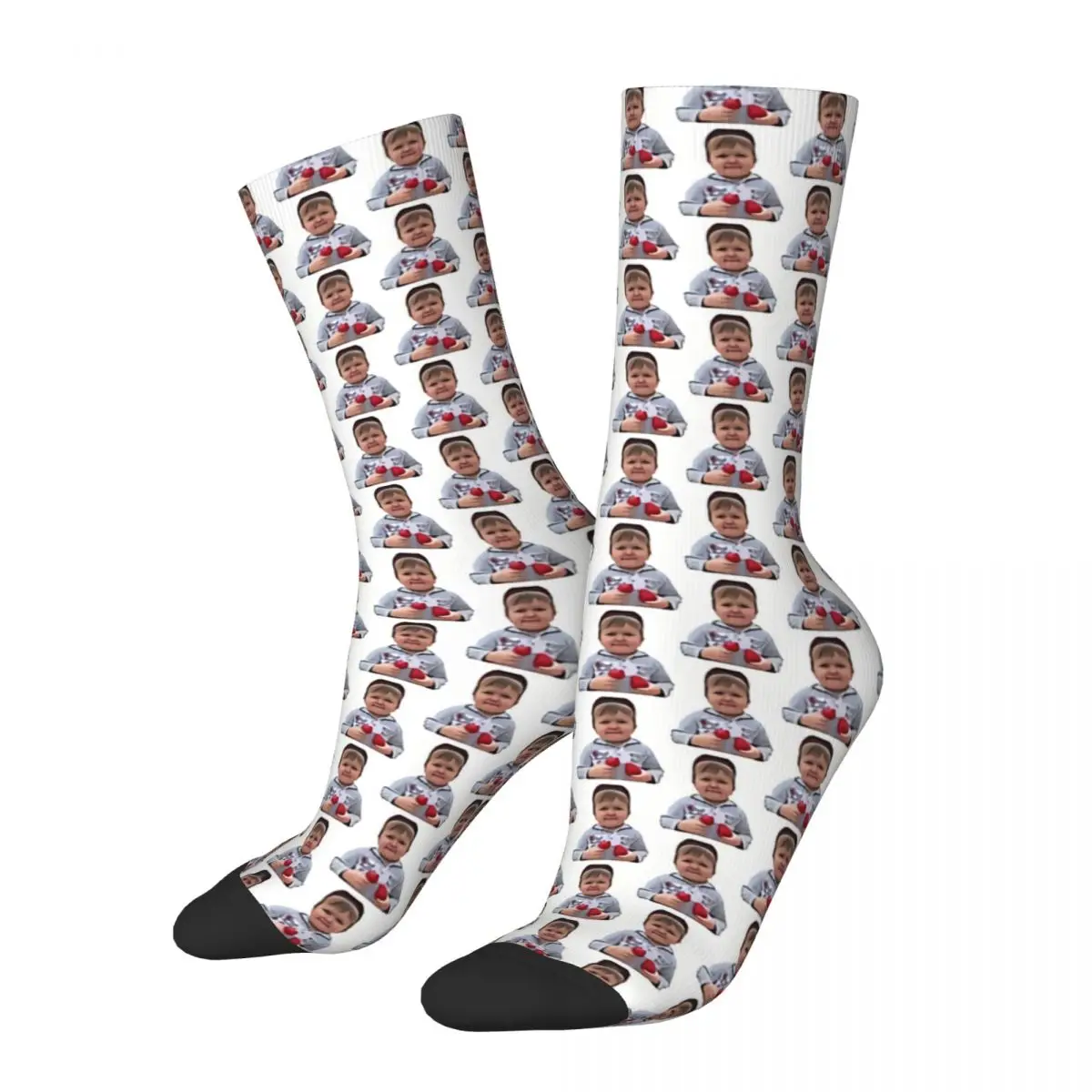 Cool Meme Hasbulla Magomedov Kawaii Socks Gym Cartoon Pattern Socks