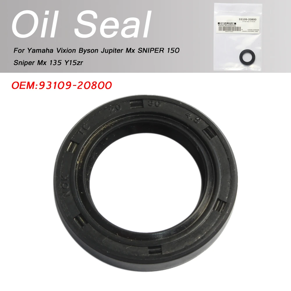 For Yamaha Vixion Byson Jupiter Mx SNIPER 150 Sniper Mx 135 Y15zr Kick Oil Seal 93109-20800